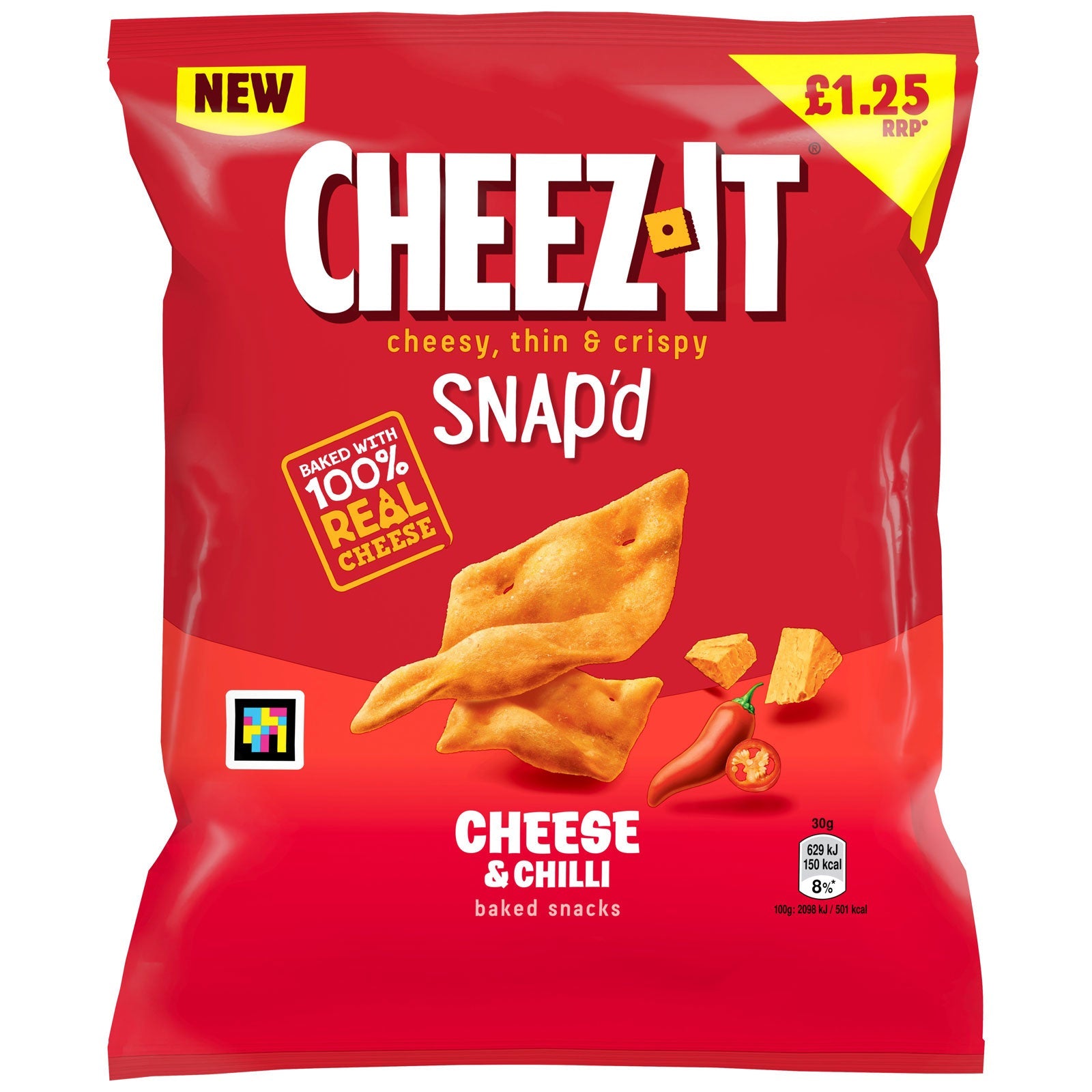 Cheez It Crackers Cheese & Chilli 65g - Product Image Cheez It Crackers Cheese & Chilli 65g - Product Image